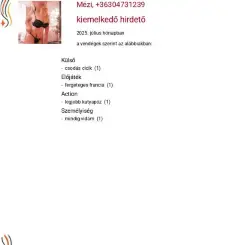 Mézi erotikus masszázs Budapest, X. kerület