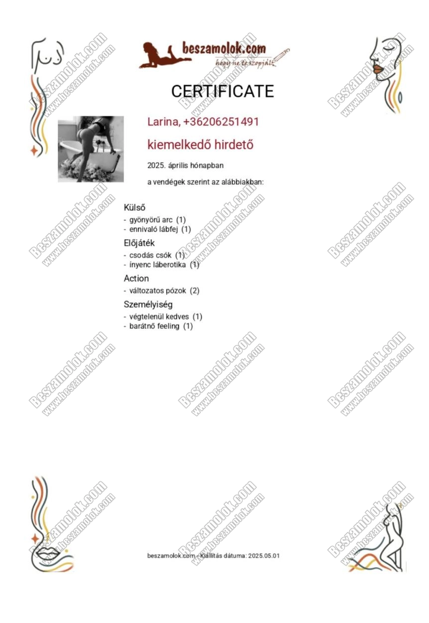 3. kép Larina, +36 20 625 1491, szexpartner VIII. kerület