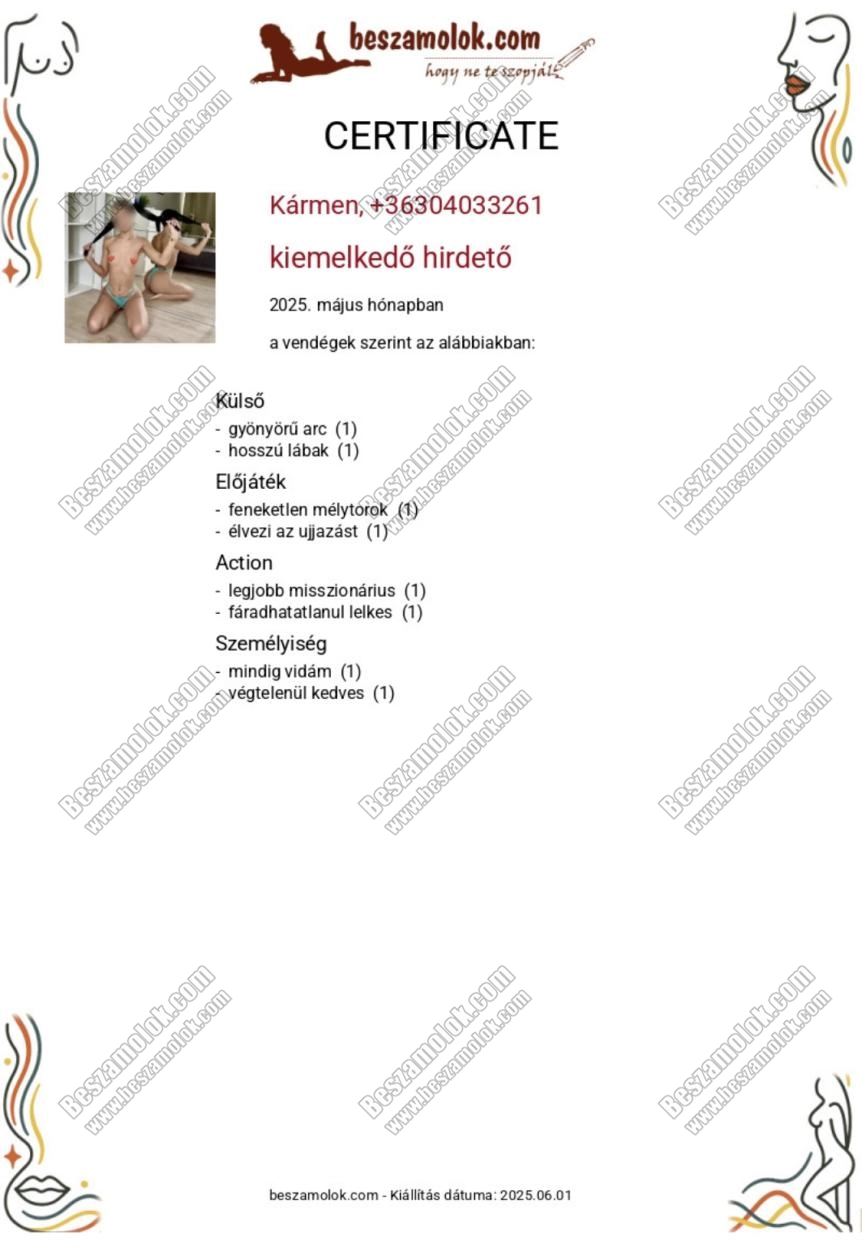 3. kép Kármen, +36 30 403 3261, szexpartner VIII. kerület