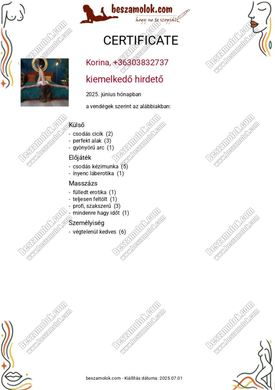 6. kép Korina, +36 30 383 2737, erotikus masszázs XIII. kerület